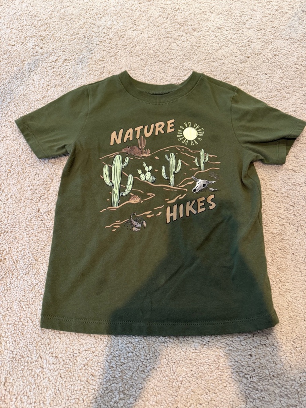 Garanimals Olive Green Nature Hikes Graphic Tee
